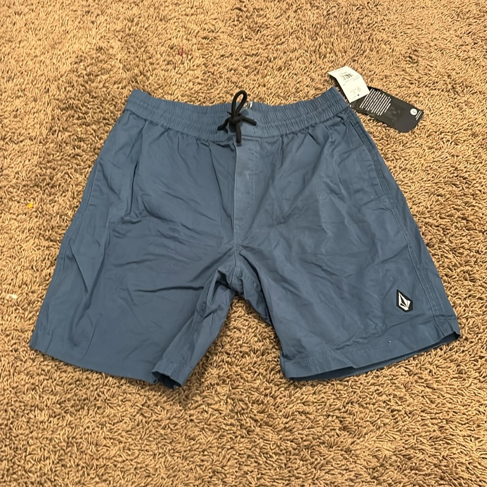Volcom Shorts Blue Mens Size S NWT